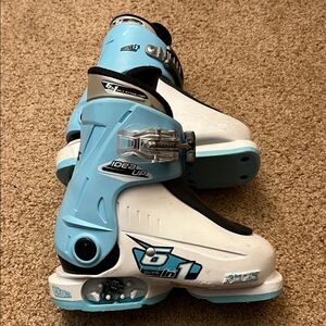 6 in 1 Adjustable Beginner Ski boots Kids